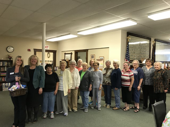 UniBank employees with Douglas Senior Center patrons