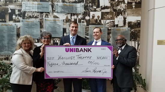 We are pleased to have dropped by The Hanover Theatre to provide a $15,000 donation in support of the performing arts!