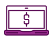 Laptop with dollar sign icon