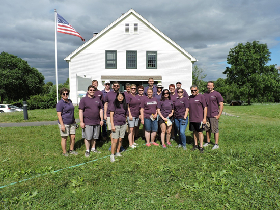 UniBank volunteers at Community Harvest Project in Grafton