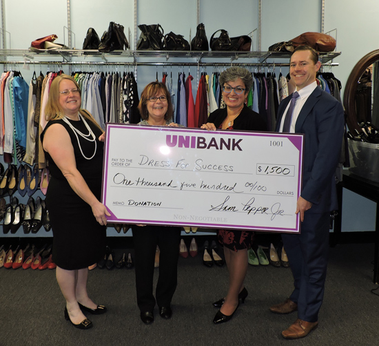 We're pleased to have delivered a donation for $1,500 to Dress for Success Worcester to help them in their mission to empower women to achieve economic independence by providing a network of support, professional attire and the development tools to help women thrive in work and in life.