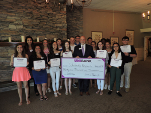 Sam Pepper Presents Scholarships to Class of 2018 Graduates