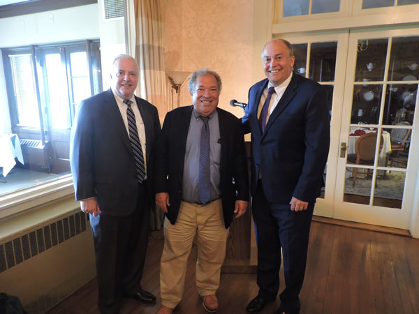 UniBank executives with Worcester Red Sox Executive