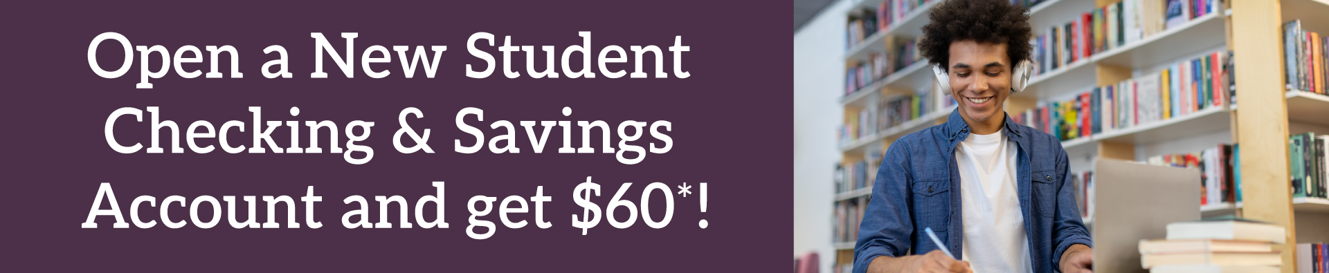 Student Checking & Savings Promo image