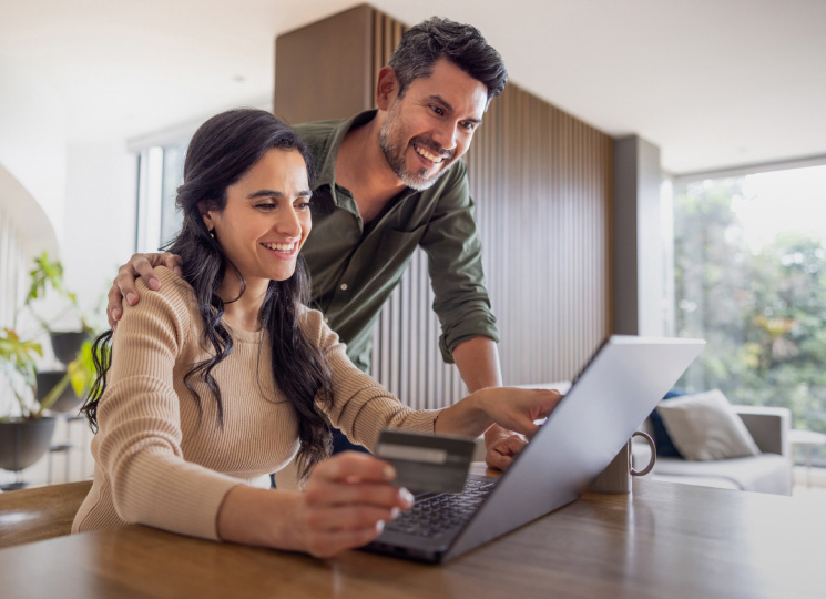 couple at computer