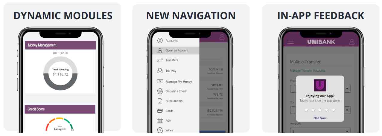 Dynamic modules, new navigation, in-app feedback