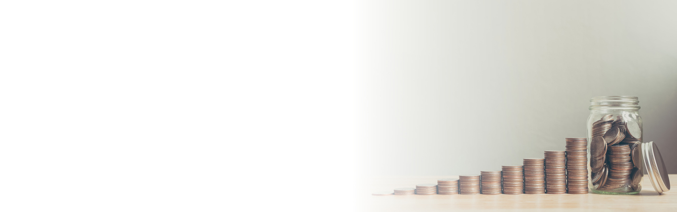 Coins piling up