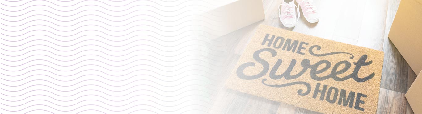 Home sweet home welcome mat